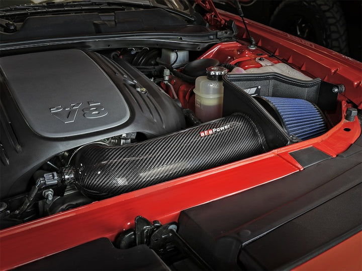 aFe MagnumFORCE Intakes Stage-2 P5R Carbon Fiber AIS 11-17 Dodge Challenger/Charger V8-5.7L Hemi.