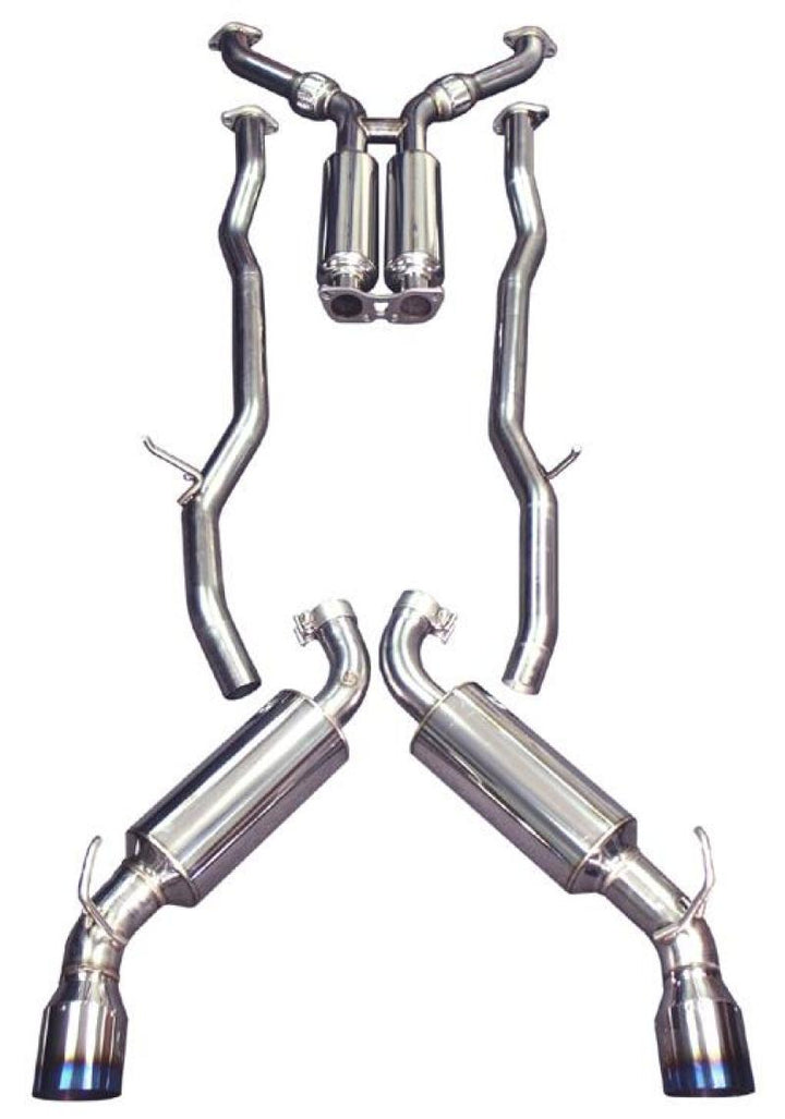 Injen 03-08 350Z Dual 60mm SS Cat-Back Exhaust w/ Built In Resonated X-Pipe.