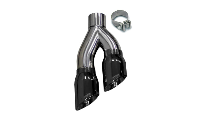 Corsa Universal Stainless Steel Exhaust Single Side Exit w/ 4in Black PVD Pro-Series Tip.
