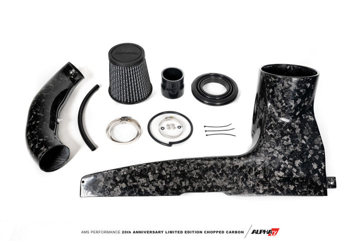 AMS Performance 2015+ VW Golf R MK7 Chopped Carbon Fiber Intake.
