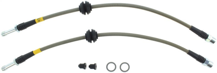 StopTech 09 Audi A4 Sedan / 08-10 A5-S5 Rear Stainless Steel Brake Line Kit.