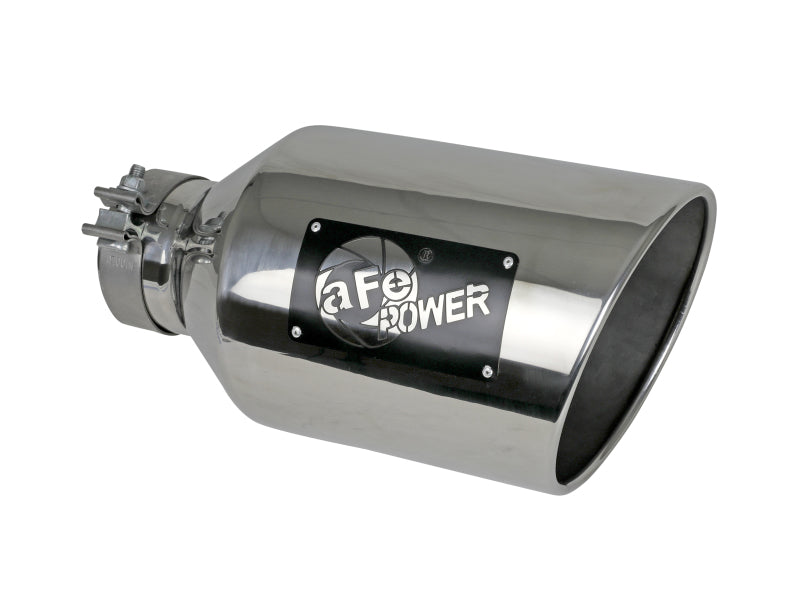 aFe Power MACH Force-Xp 304 Stainless Steel Clamp-on Exhaust Tip - Polished.