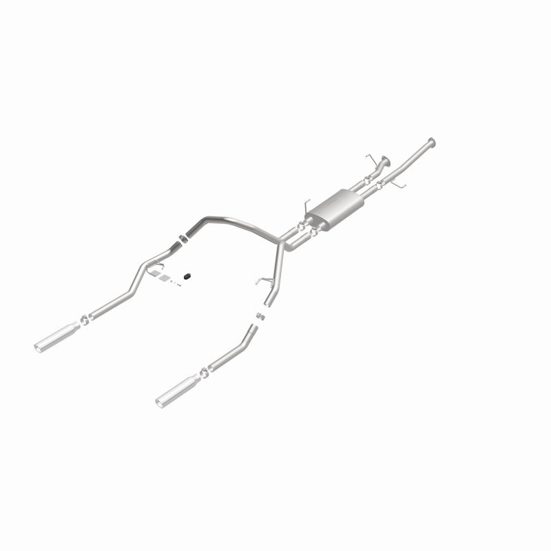 MagnaFlow 14 Toyota Tundra V8 4.6L/5.7L Stainless Cat Back Exhaust Dual Split Rear Exit.