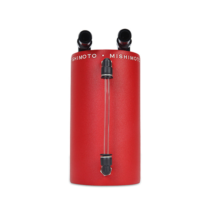 Mishimoto Large Aluminum Oil Catch Can - Wrinkle Red.