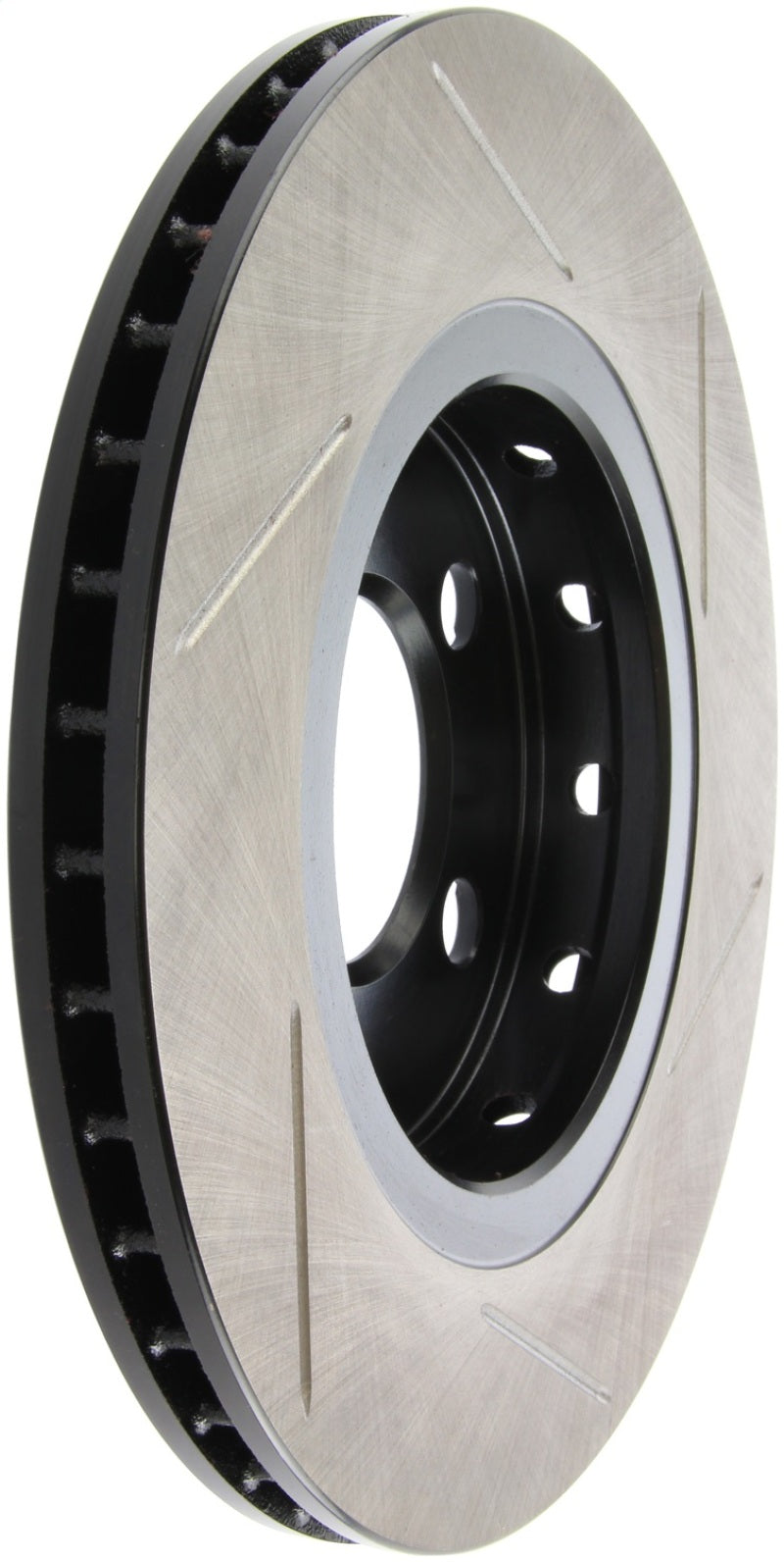 StopTech Power Slot 04-06 Audi TT Quattro / 04 VW Golf R32 Right Rear Slotted Rotor.