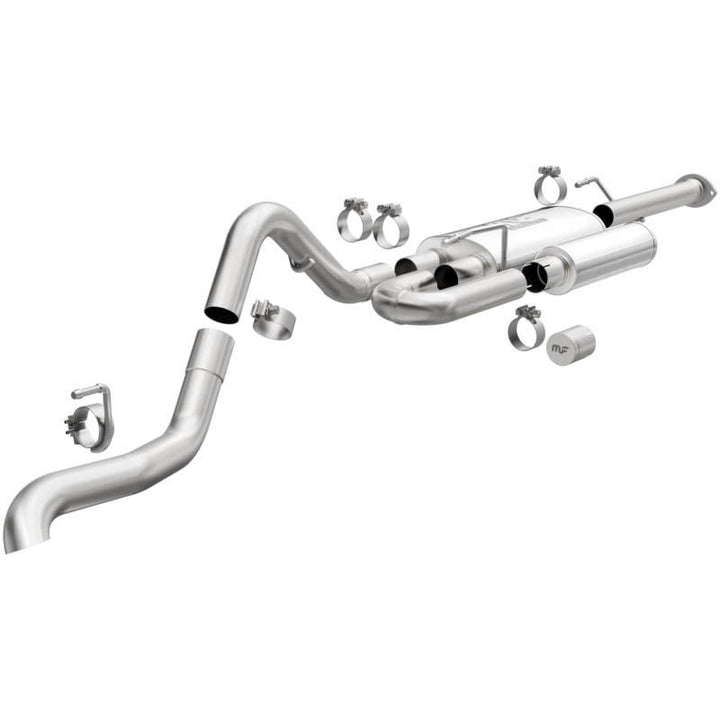 MagnaFlow Stainless Overland Cat-Back Exhaust 16-21 Toyota Tacoma.