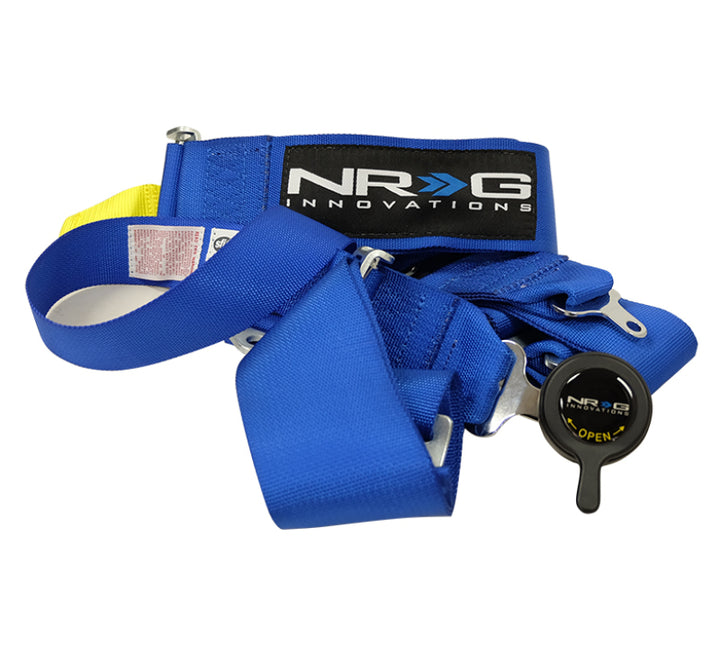 NRG SFI 16.1 5PT 3in. Seat Belt Harness / Cam Lock - Blue.