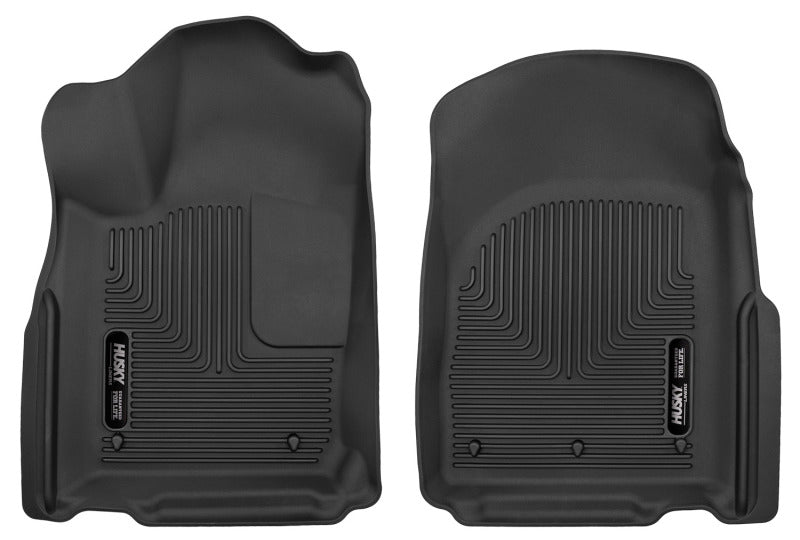 Husky Liners 11-22 Dodge Durango / 11-14 Jeep Grand Cherokee X-Act Contour Black Front Floor Liners.