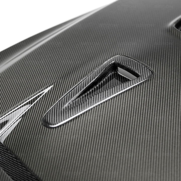 Seibon 09-12 Nissan GTR R35 DV-Style Carbon Fiber Hood.