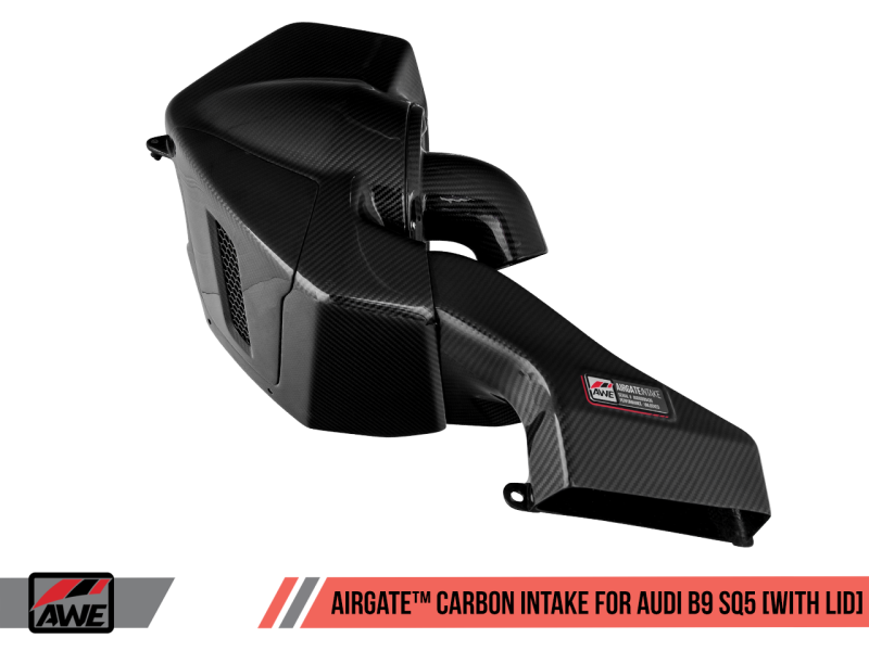 AWE Tuning Audi B9 SQ5 3.0T AirGate Carbon Fiber Intake w/ Lid.
