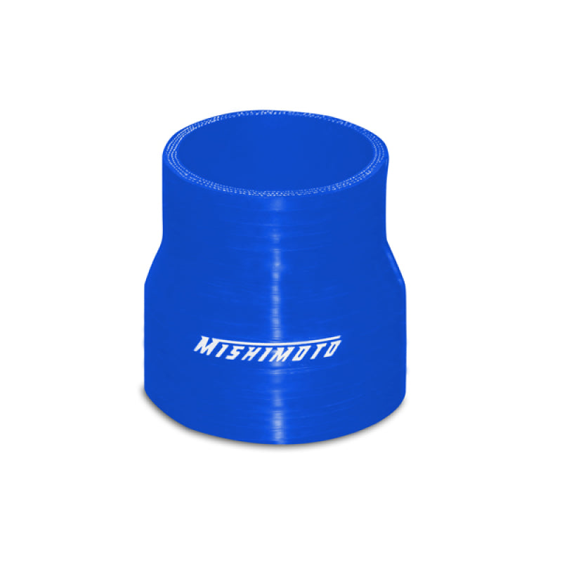 Mishimoto 2.5 to 2.75 Inch Blue Transition Coupler.