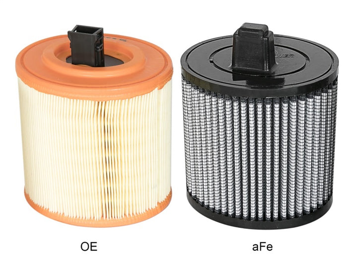 aFe MagnumFLOW Air Filters OER Pro Dry S A/F 16-17 Cadillac ATS-V V6-3.6L (tt).