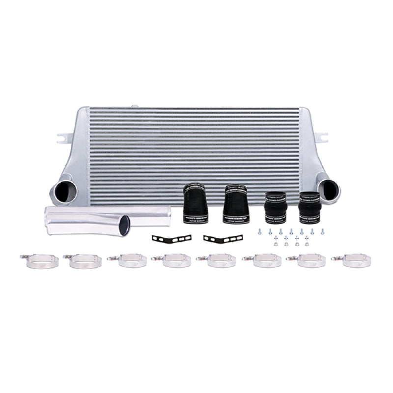 Mishimoto 94-02 Dodge Ram 2500 5.9L Cummins Intercooler Kit w/ Pipes (Silver).