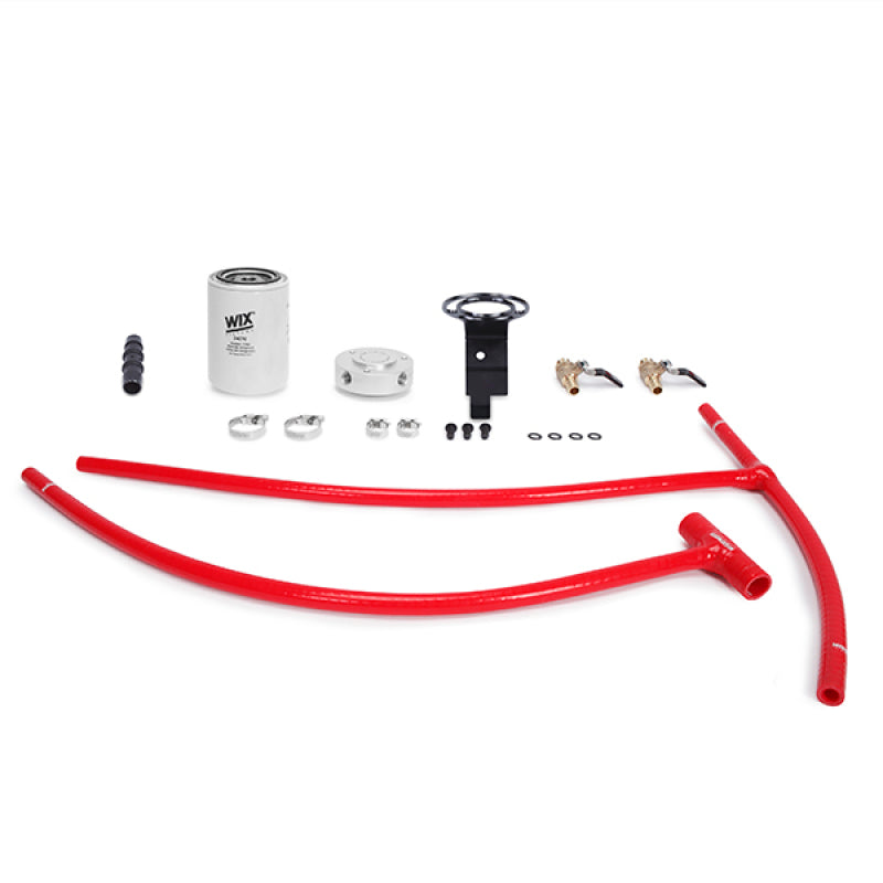 Mishimoto 03-07 Ford 6.0L Powerstroke Coolant Filtration Kit - Red.