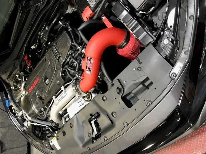 Injen 17-19 Honda Civic Type R 2.0T Wrinkle Red Short Ram Air Intake.