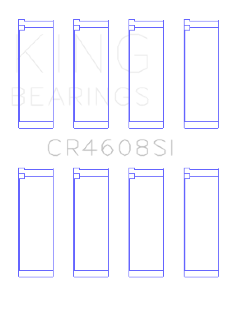 King Toyota 2ZZ-GE (Standard Size) Connecting Rod Bearing Set (Set of 4).