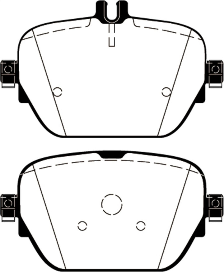 EBC 2019+ Mercedes-Benz CLS53 AMG (C257) 3.0L Turbo Yellowstuff Rear Brake Pads.