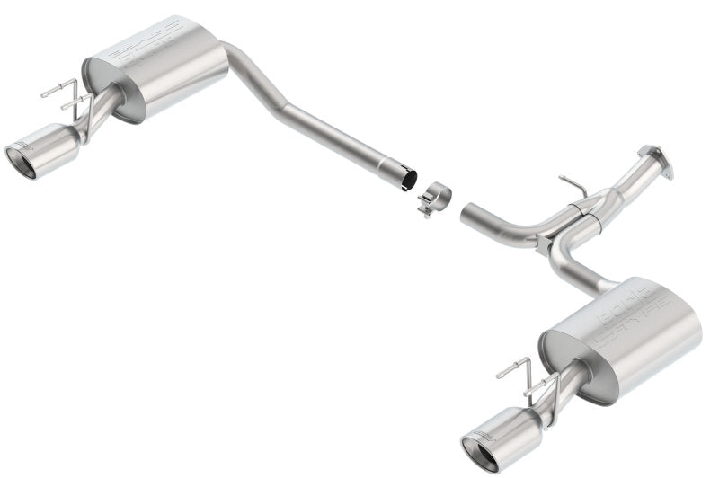Borla 13-15 Honda Accord Coupe 3.5L FWD SS Rear Section Single Split Rear Exit Touring Exhaust.
