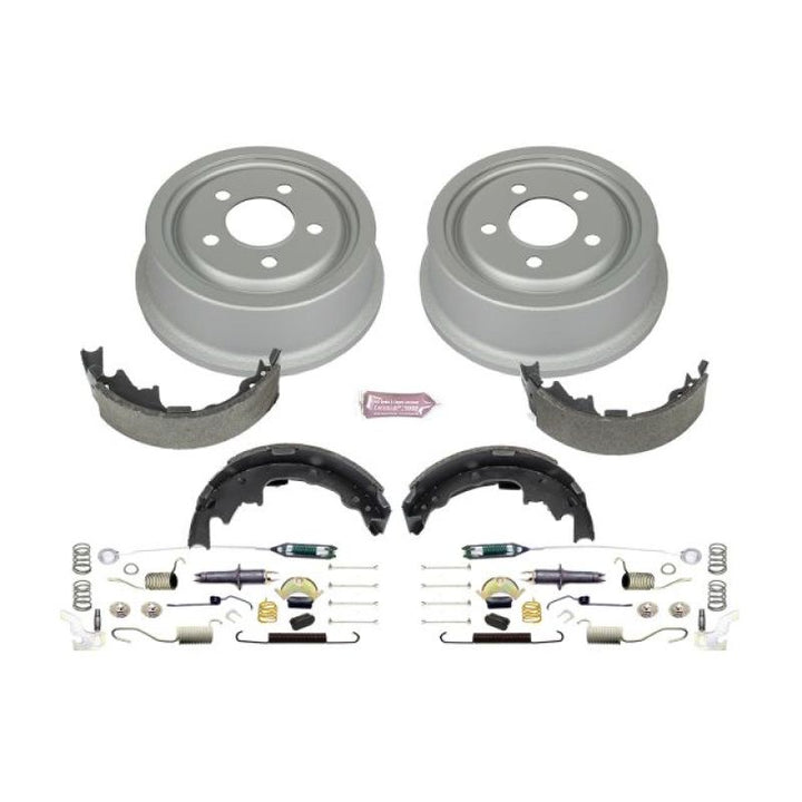 Power Stop 01-06 Jeep Wrangler Rear Autospecialty Drum Kit.