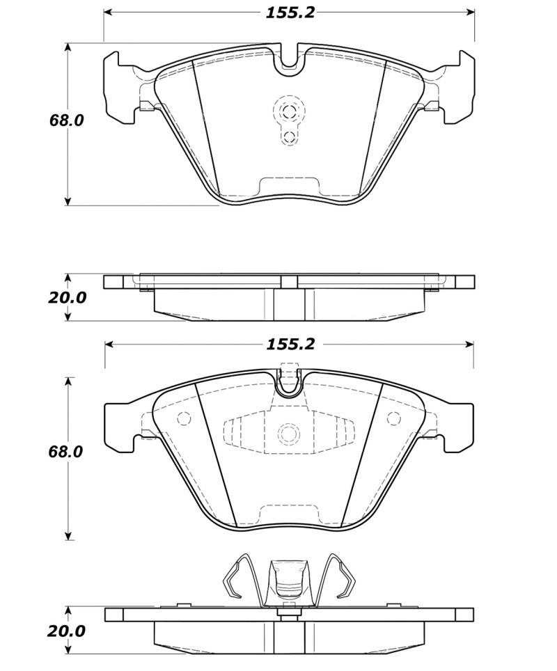 StopTech Street Touring Brake Pads.