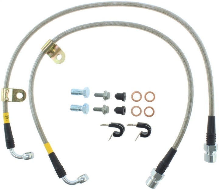 StopTech 05 Chrysler 300C 5.7L V8 w/ Vented Rear Disc Stainless Steel Front Brake Lines.