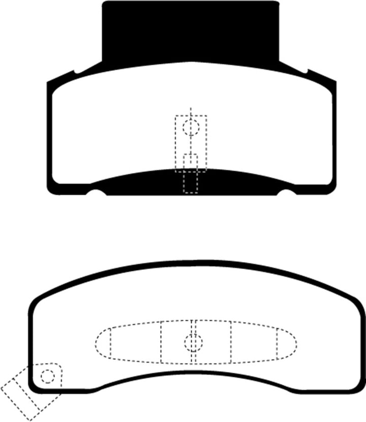 EBC 92-99 Chevrolet C30 DRW Yellowstuff Front Brake Pads.