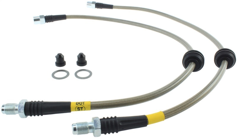 StopTech 08-13 Mini Cooper / 11-14 Mini Countryman Stainless Steel Front Brake Lines.