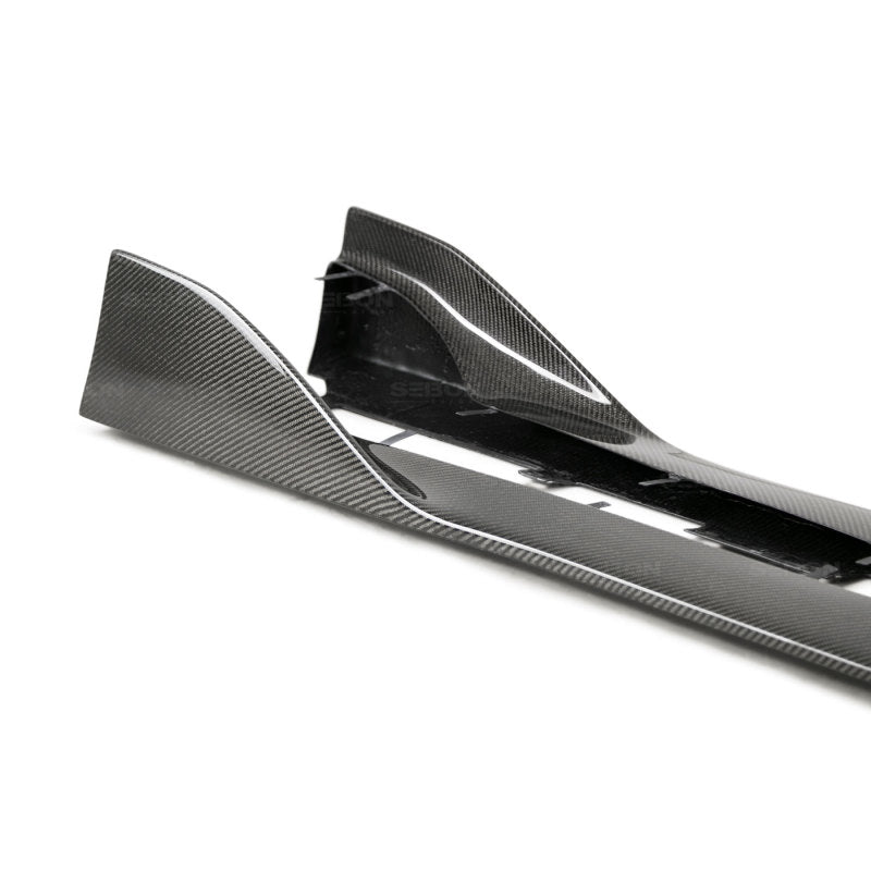 Seibon 2020 Toyota GR Supra MB-Style Carbon Fiber Side Skirt.