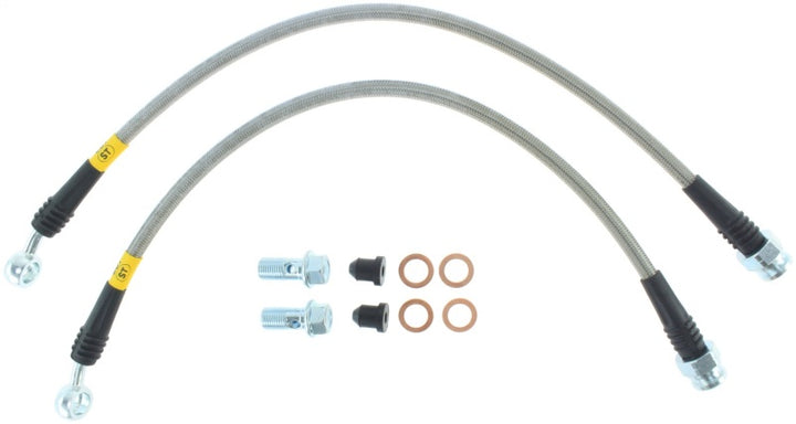 StopTech 97-03 Chevrolet Corvette Stainless Steel Front Brake Line Kit.