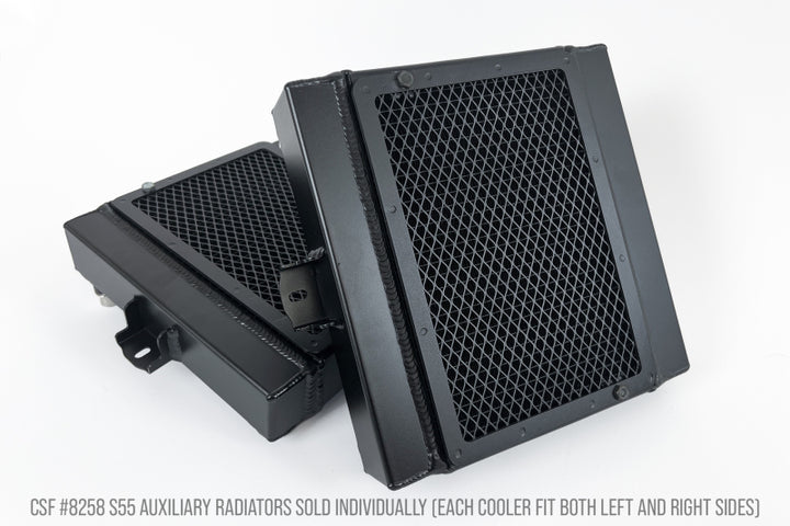 CSF BMW F8X M3/M4/M2C Auxiliary Radiators w/ Rock Guards (Sold Individually - Fits Left and Right