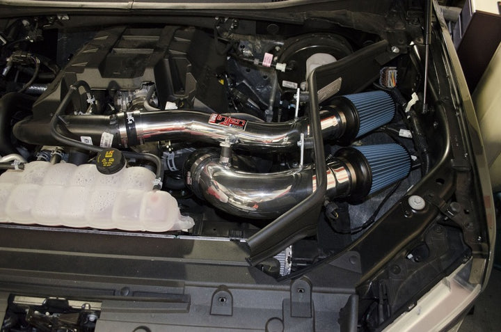 Injen 2015+ Ford F-150 V6 2.7L/3.5L EcoBoost Polished Short Ram Intake (Includes Heat Shield).