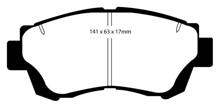 EBC 92-96 Lexus ES300 3.0 Yellowstuff Front Brake Pads.