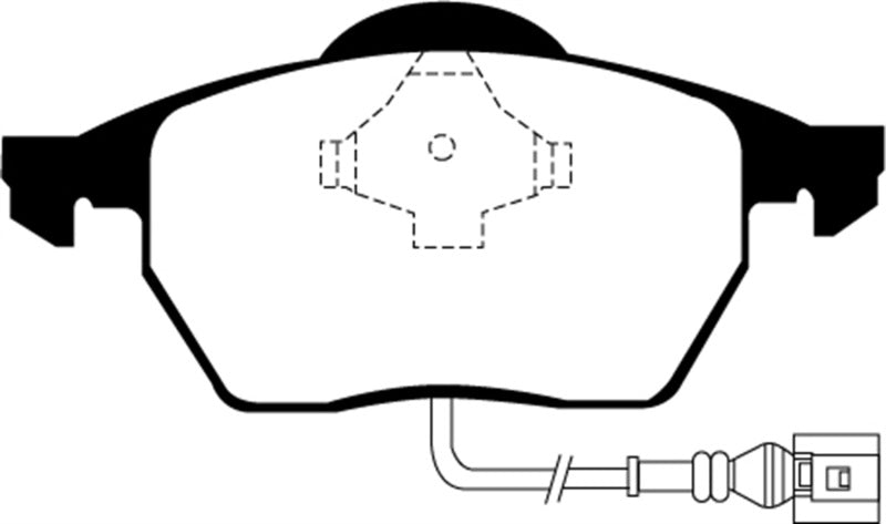 EBC 99-06 Audi TT 1.8 Turbo Redstuff Front Brake Pads.