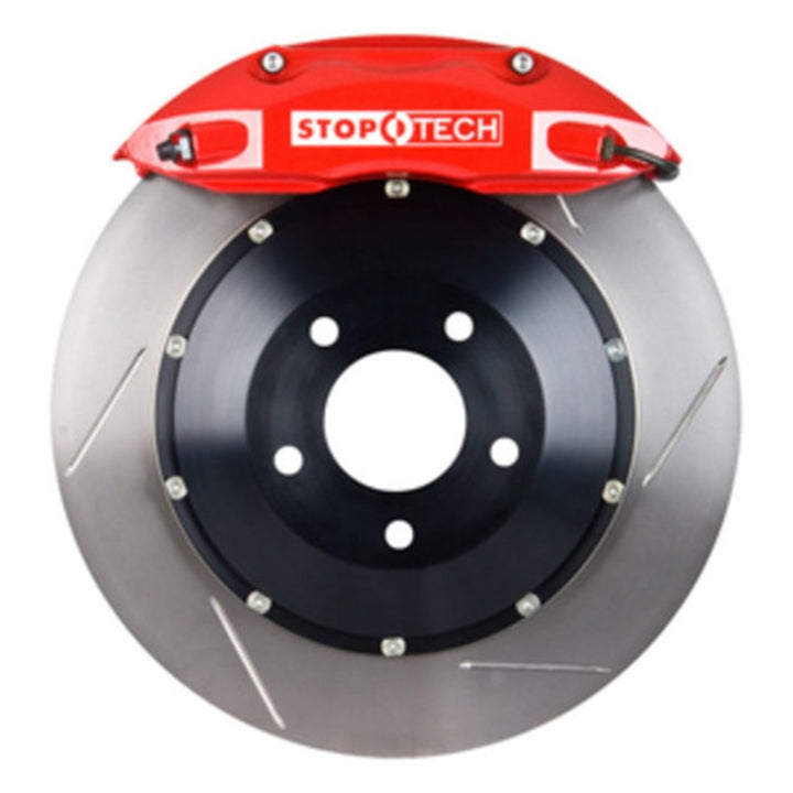 StopTech 91-05 Acura NSX Rear BBK w/Red ST-40/10 Calipers Slotted 328x28mm Rotors.