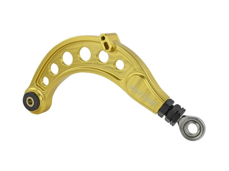 Skunk2 Pro Series 16-20 Honda Civic Gold Anodized Rear Camber Kit.