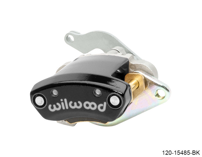 Wilwood Caliper - MC4 Mechanical Left Hand - Black 1.19in Piston 1.10in Rotor - Black.