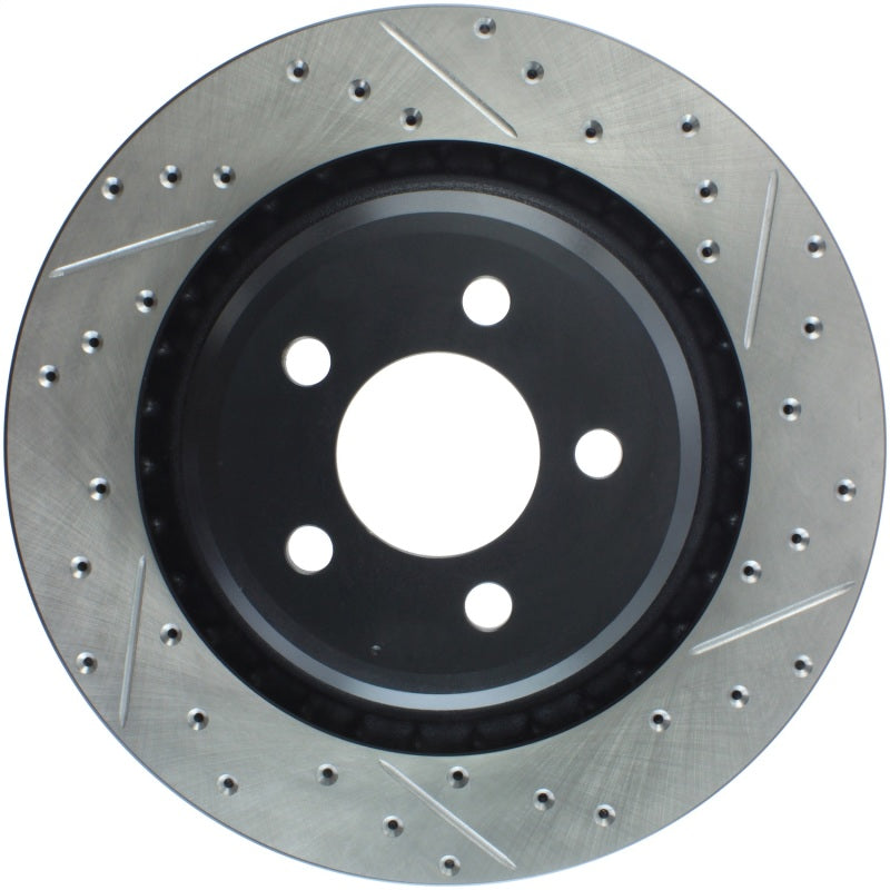 StopTech SportStop 06-09 Chrysler SRT-8 Rear Left Drilled & Slotted Rotor.