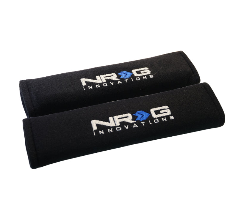 NRG Seat Belt Pads 2.7in. W x 11in. L (Black) Short - 2pc.