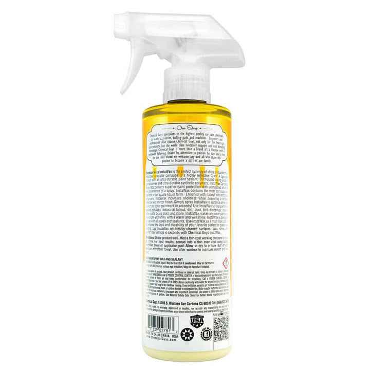 Chemical Guys InstaWax Liquid Carnauba Shine & Protection Spray - 16oz.