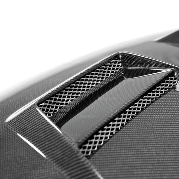 Seibon 15-20 Volkswagen Golf MK7 DV-Style Carbon Fiber Hood.