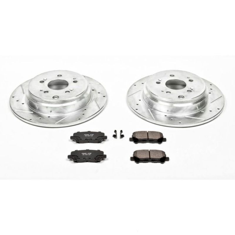 Power Stop 07-13 Acura MDX Rear Z23 Evolution Sport Brake Kit.