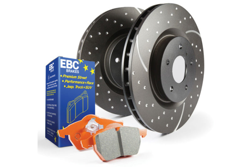 EBC S8 Kits Orangestuff Pads and GD Rotors.