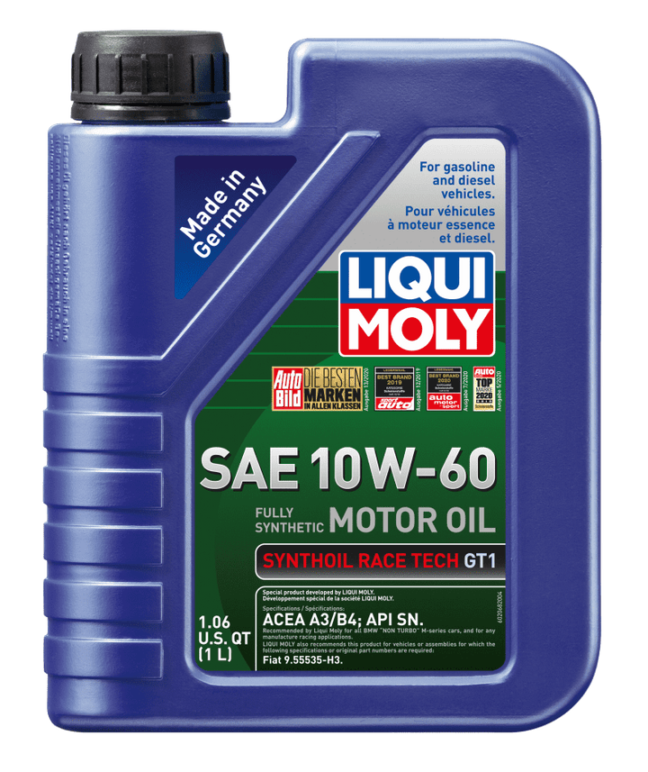 LIQUI MOLY 1L Synthoil Race Tech GT1 Motor Oil SAE 10W60.