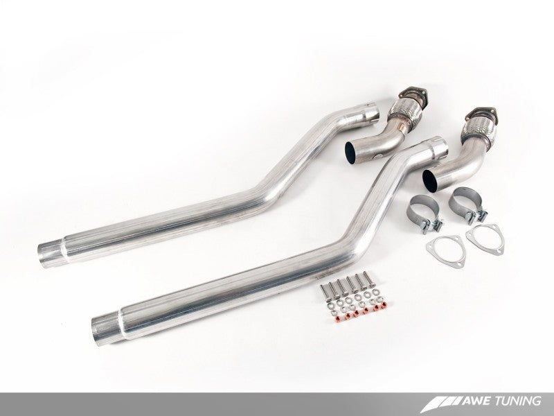 AWE Tuning Audi B8 3.0T Non-Resonated Downpipes for S4 / S5.