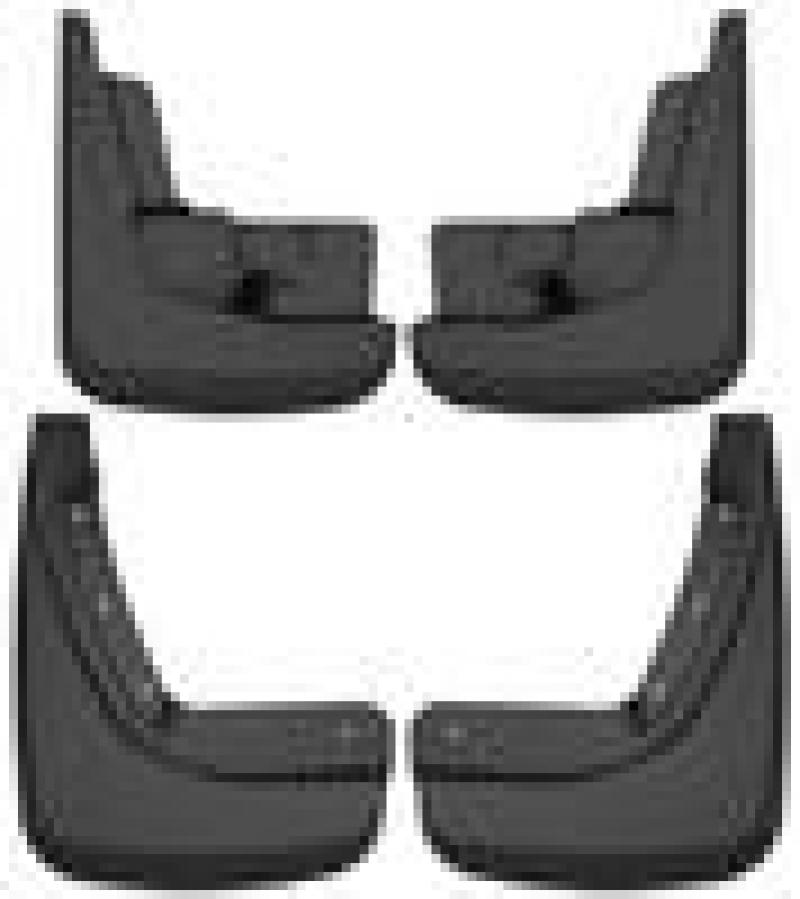 Husky Liners 20-21 Ford Explorer Front and Rear Mud Guard Set - Black.