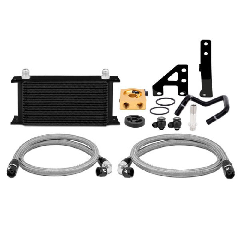 Mishimoto 2015 Subaru WRX Thermostatic Oil Cooler Kit - Black.
