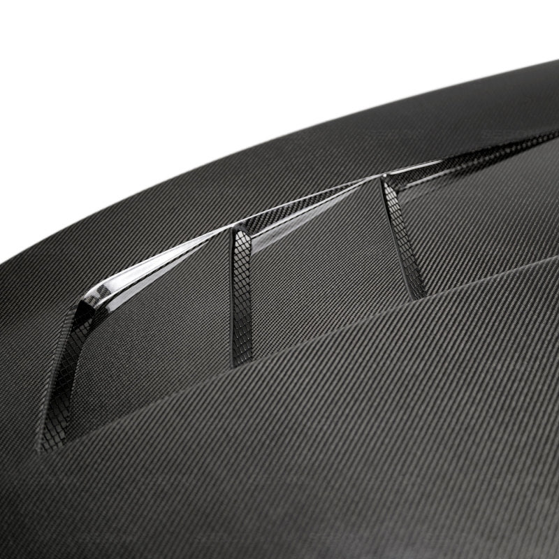 Seibon 18-20 Honda Accord TS-Style Carbon Fiber Hood.