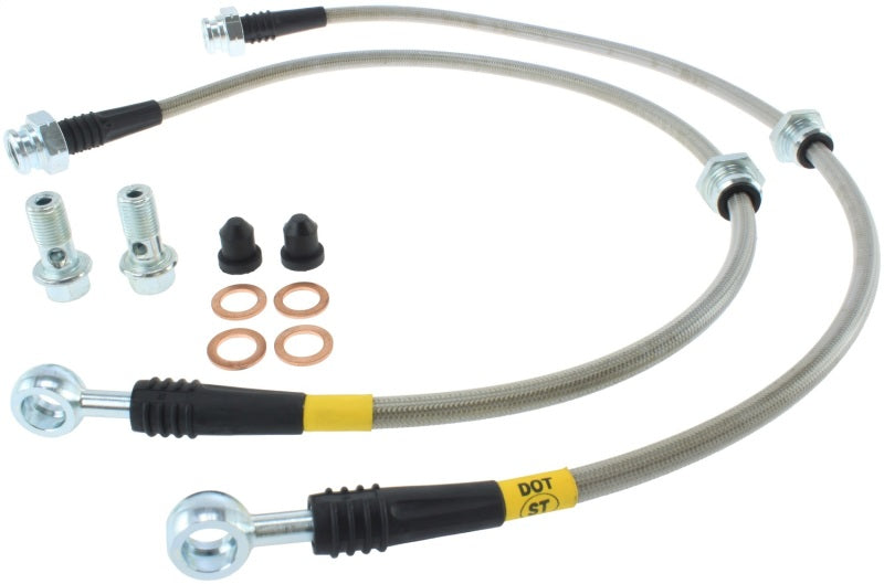 StopTech 00-06 Nissan Sentra SE-R Stainless Steel Rear Brake Lines.