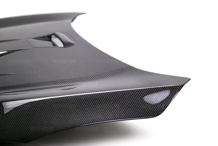 Seibon 2016-2017 Honda Civic Coupe/Sedan/Hatchback MR-Style Carbon Fiber Hood.