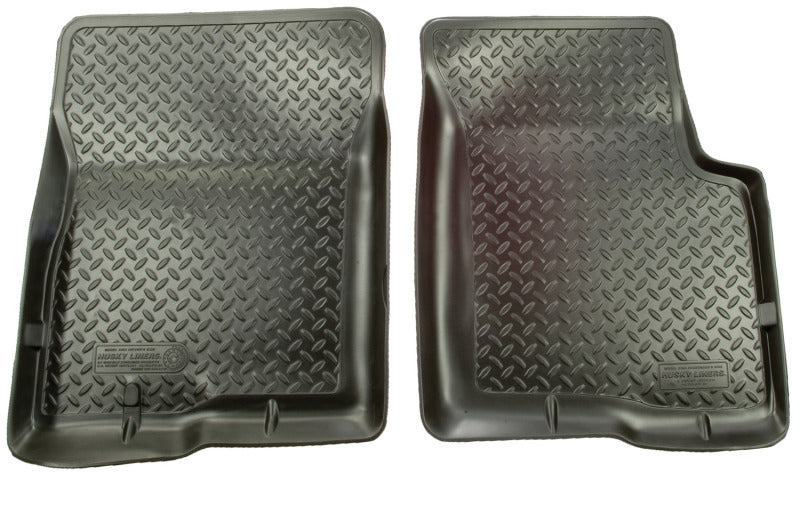 Husky Liners 80-96 Ford Bronco Full Size Classic Style Black Floor Liners.